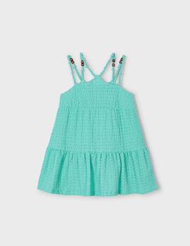 Vestido Mayoral Punto Agua Para Niña