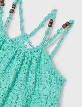 Vestido Mayoral Punto Agua Para Niña