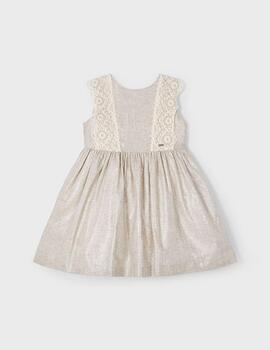 Vestido Mayoral Lino Para Niña