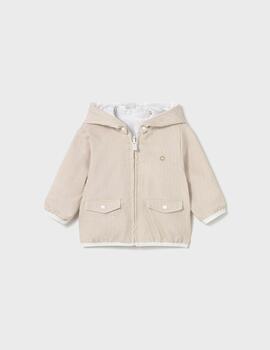 Cazadora Mayoral Reversible Blanca Para Bebé