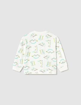 Pullover Mayoral Estampado Dinos Para Bebé