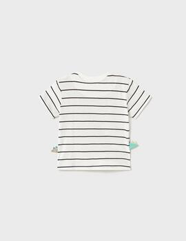 Camiseta Mayoral Rayas Dino Para bebé