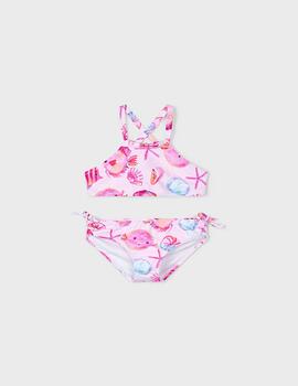 Bikini Mayoral Bolitas Rosa Para Niña