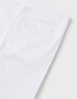 Pantalón Mayoral Chino Blanco Para Niño