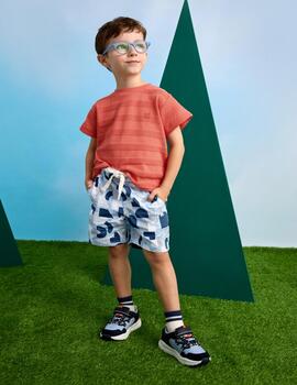 Bermuda Mayoral Estampada Perla Para Niño