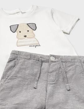 Conj.Mayoral Perrito Beige Para Bebé