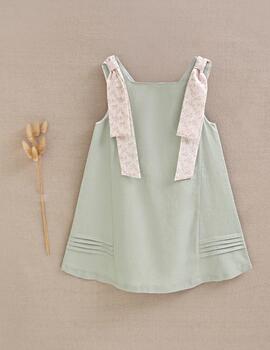 Vestido Dadati Verde Para Niña