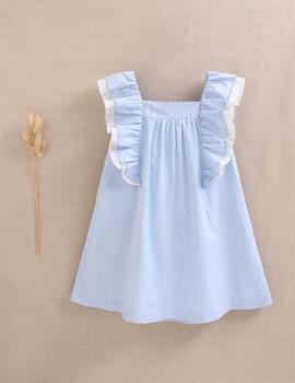 Vestido Dadati Azul Para Niña