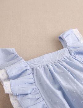 Vestido Dadati Azul Para Niña