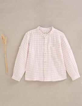 Camisa Dadati Cuadros Rosa Para Niño