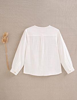 Camisa Dadati Blanca Para Niño