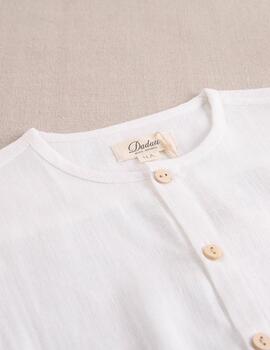 Camisa Dadati Blanca Para Niño