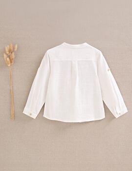 Camisa Dadati Blanca Para Bebé