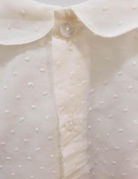 Camisa Plumeti Cuello Bebe M/C Beigue Mac Ilusión