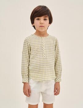 Camisa Dadati Verde Para Niño