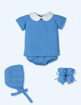 Traje Mac Ilusiòn 4Pzsa Riviera  Culotte Para Bebè