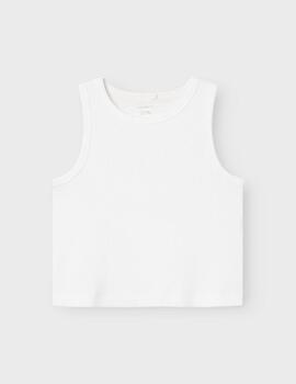 Camiseta Name it Básica Blanca Para Niña