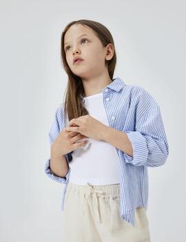 Camiseta Name it Básica Blanca Para Niña