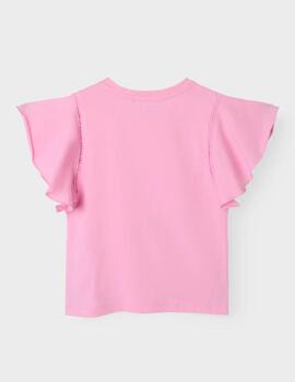 Camiseta Name it Concha Mar Rosa Para NIña