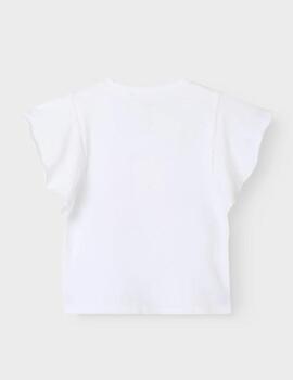 Camiseta Name it Love Blanca Para Niña