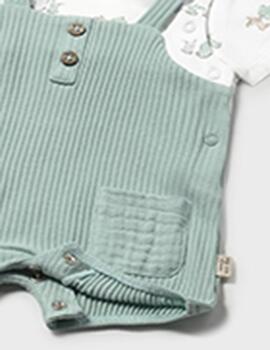Pelele Mayoral Unisex Verde Para Bebe