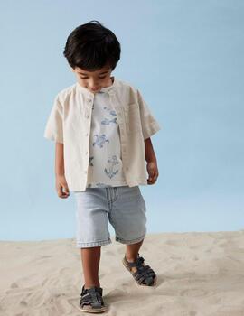Camiseta Name it Mar Blanca Para Niño