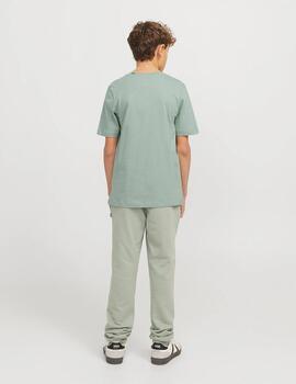 Camiseta Jack Letras Verde Para Niño