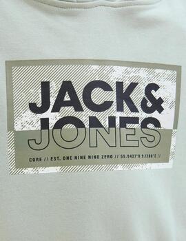 Camiseta Jack Letras Verde Para Niño