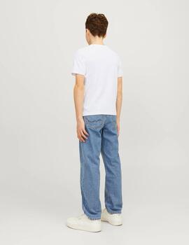 Camiseta Jack Letras Blanca Para Niño
