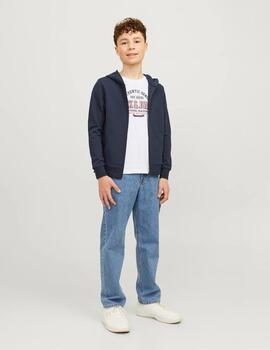 Camiseta Jack Letras Blanca Para Niño