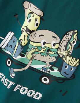 Camiseta Name it Comida Verde Para Niño