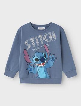 Sudadera Name it Stich Azul Unisex