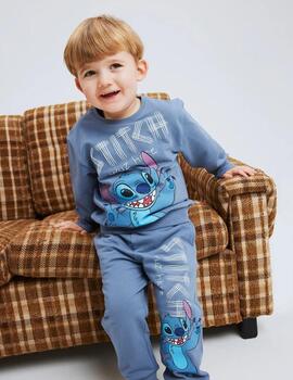 Sudadera Name it Stich Azul Unisex