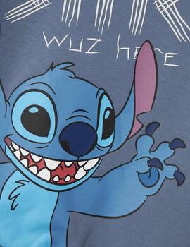 Sudadera Name it Stich Azul Unisex