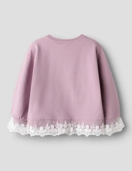 Sudadera Name it Cereza Rosa Para Niña
