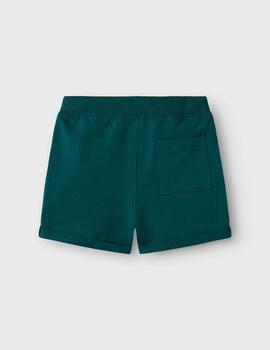 Pantalon Name It Corto Chandal Verde Para Niño