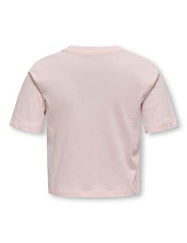 Camiseta Only Rosa Para NIña