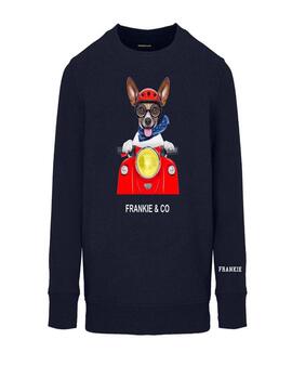 Sudadera Frankie Perrito Marino Unisex