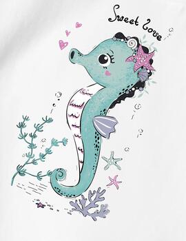 Camiseta Name it Caballito Mar Para Niña