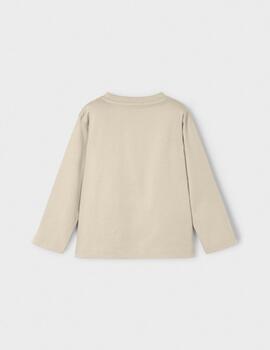 Camiseta Mayoral Lobito Beige Para Niño