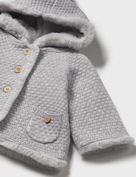 Chaquetón Mayoral Punto Gris Para Bebé