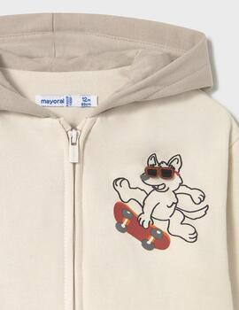 Sudadera Mayoral Cremallera Seta Para Niño