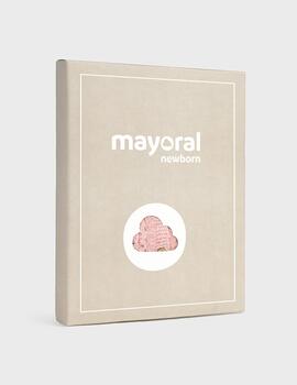 Conj.Mayoral Punto Rosa Para Bebé