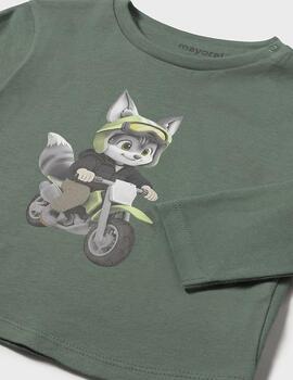 Camiseta Mayoral Zorrito Abeto Para Niño