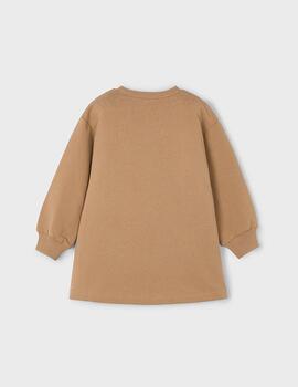 Vestido Mayoral Camel Para Niña
