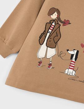 Vestido Mayoral Camel Para Niña