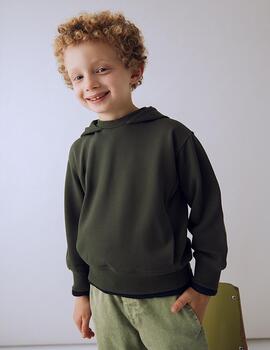 Sudadera Mayoral Básica Verde Unisex