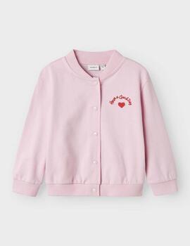 Sudadera Name it Fleila Rosa Para Niña