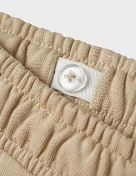 Pantalón Name it Nyree Algodón Beige Para Niño