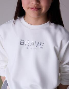 Sudadera MayoralBrave Cruda Para Niña